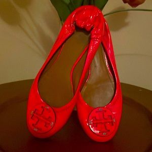 Tory Burch Rare, hot pink ballet flats
